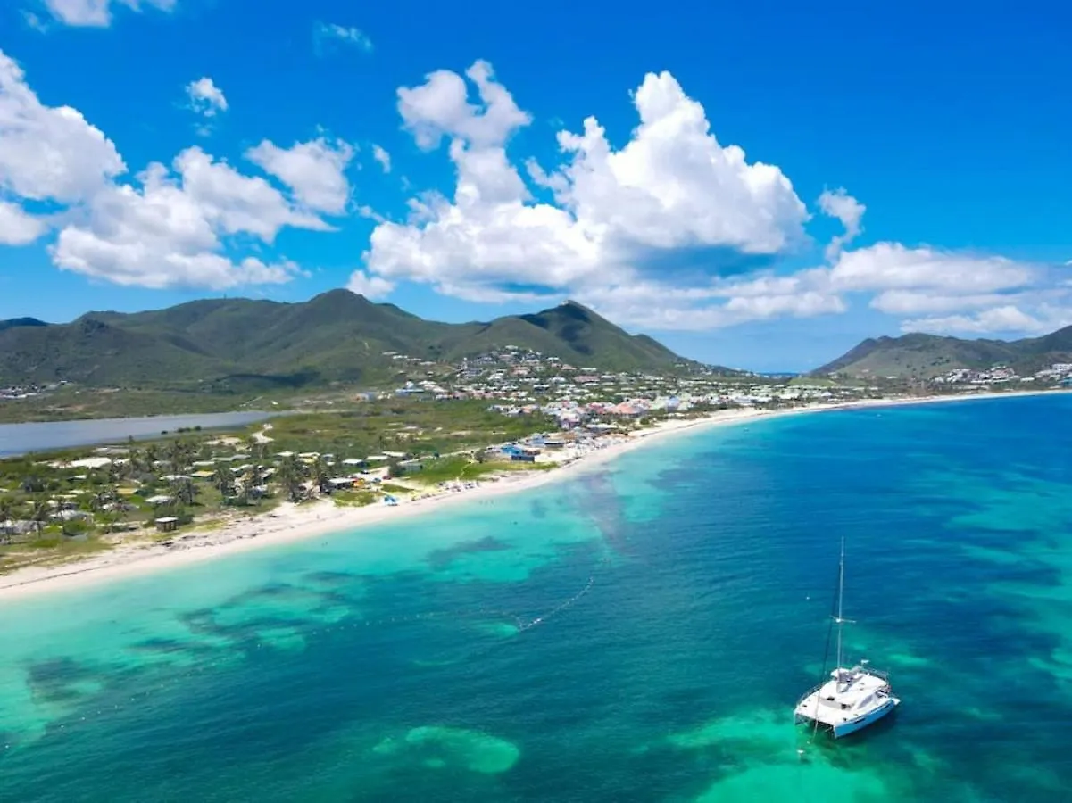 Maracuja 17, Orient Bay Village, Walkable Beach At 100M